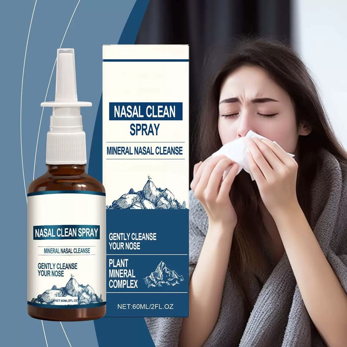 Nasal Clean Spray™ Mineral Nasal Cleanse